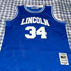 Authentic Movie Throwbacks Headgear Classics #34 Lincoln High School Jersey